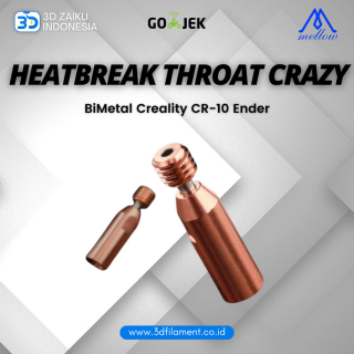 Mellow All Metal BiMetal Creality CR-10 Ender Heatbreak Throat Crazy